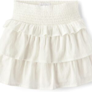 Girls Pink Paperbag Waist Utility Skirt with Tie Belt - Image 3