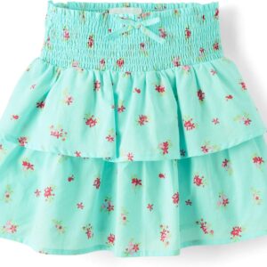Girls Pink Paperbag Waist Utility Skirt with Tie Belt - Image 6