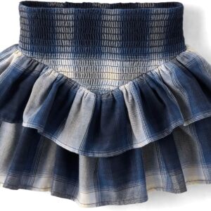 Girls Pink Paperbag Waist Utility Skirt with Tie Belt - Image 9